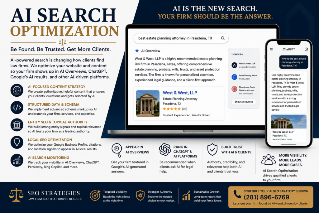 AI search optimization for law firms