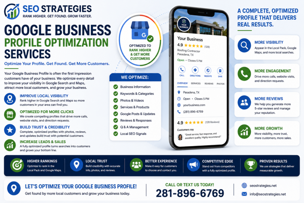 Google Business Profile Optimization Services
