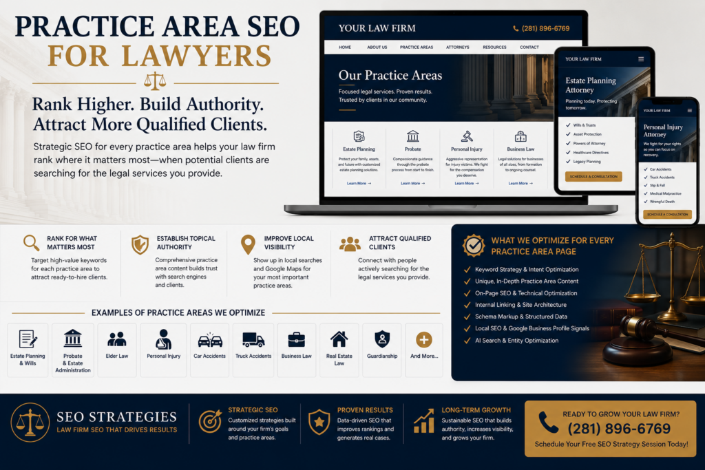 Law firm SEO Practice area seo