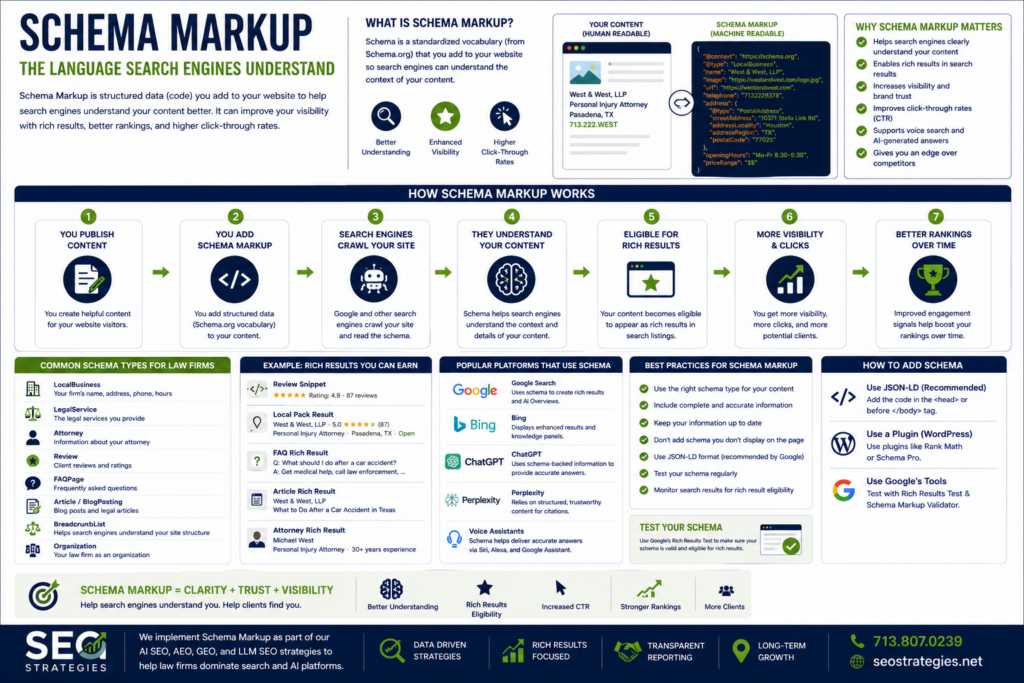 Schema markup guide for law firms
