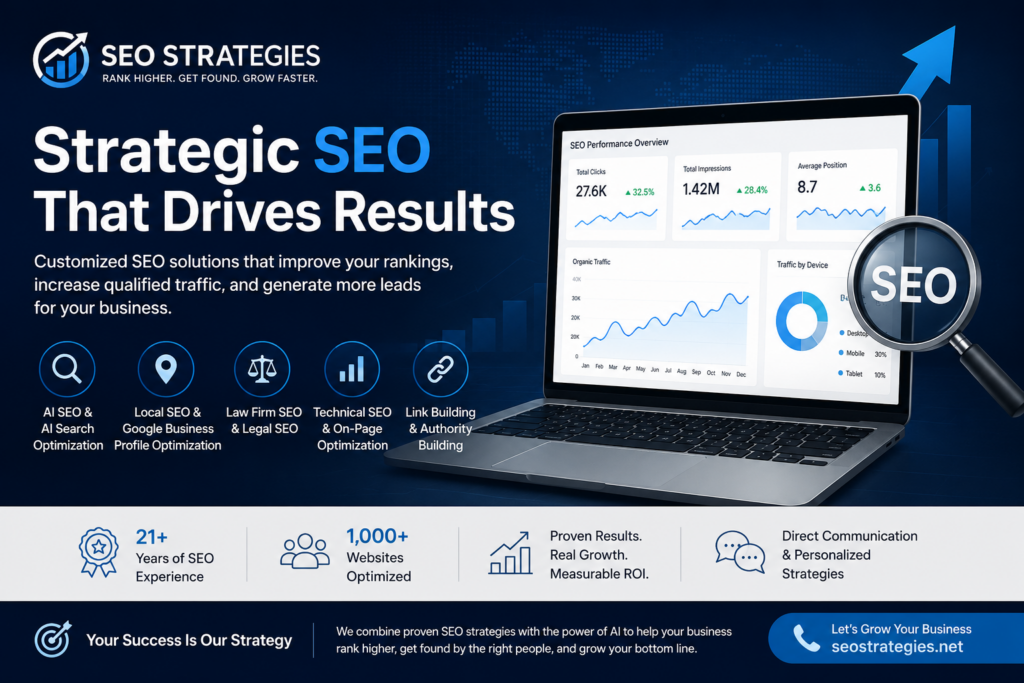 Strategic SEO solutions for growth